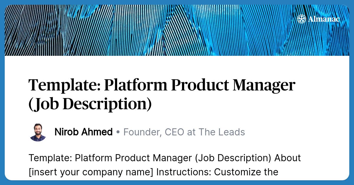 template-platform-product-manager-job-description