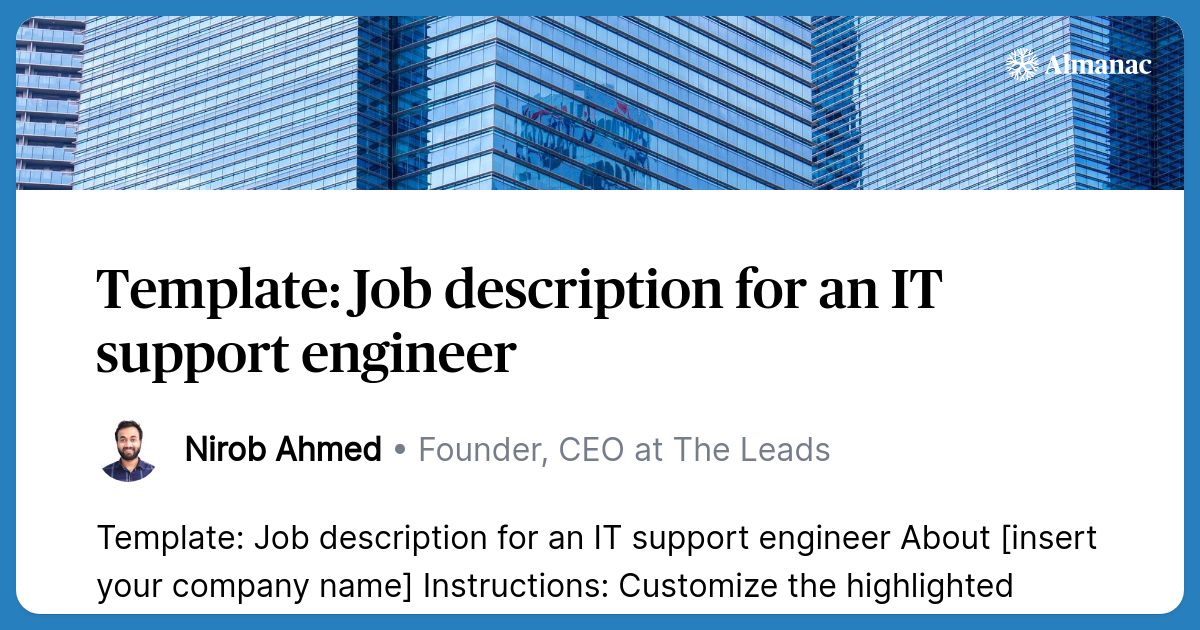 template-job-description-for-an-it-support-engineer