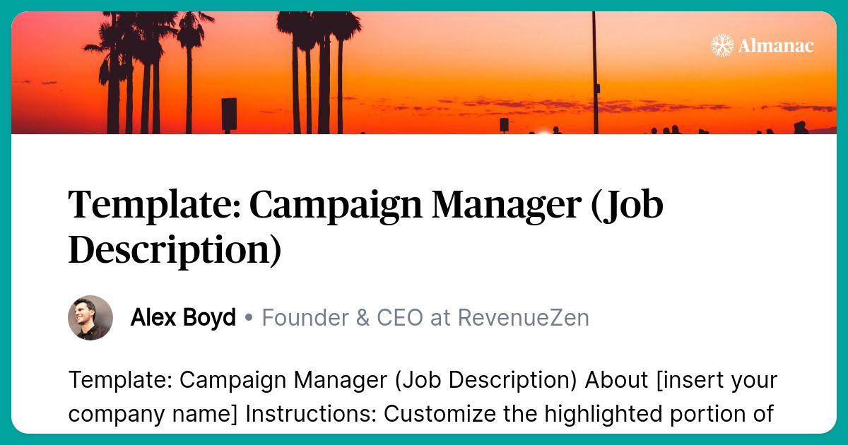 template-campaign-manager-job-description