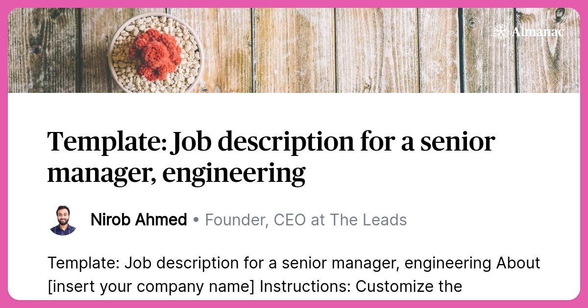 template-job-description-for-a-senior-manager-engineering